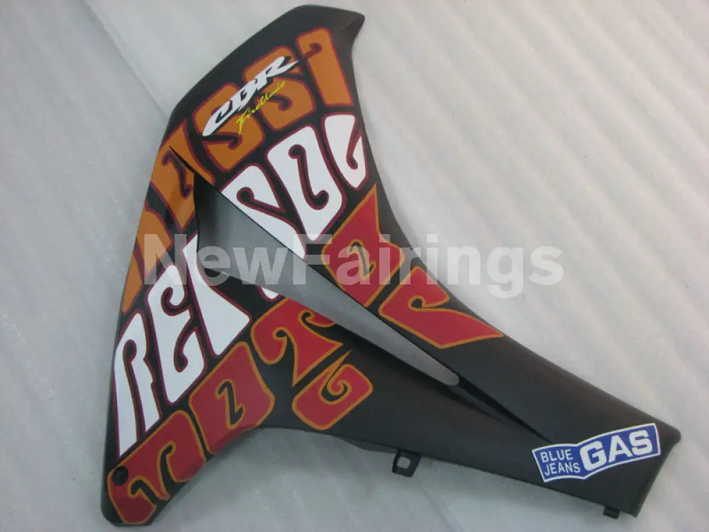 Matte Black and Orange Rossi - CBR1000RR 08-11 Fairing Kit