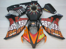 Laden Sie das Bild in den Galerie-Viewer, Matte Black and Orange Rossi - CBR1000RR 08-11 Fairing Kit