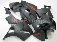 Bild in der Galerieansicht laden, Matte Black with red decals Factory Style - CBR600RR 05-06 Fairing Kit