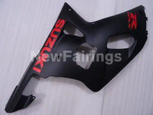 Bild in der Galerieansicht laden, Matte Black with Red Decals Factory Style - GSX-R600 01-03 Fairing Kit