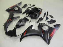 Laden Sie das Bild in den Galerie-Viewer, Matte Black with Red Decals Factory Style - YZF-R6 03-04 Fairing Kit Vehicles &amp; Parts > Vehicle Parts &amp; Accessories >