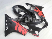 Bild in der Galerieansicht laden, Matte Black and Red Factory Style - CBR600 F4 99-00 Fairing Kit
