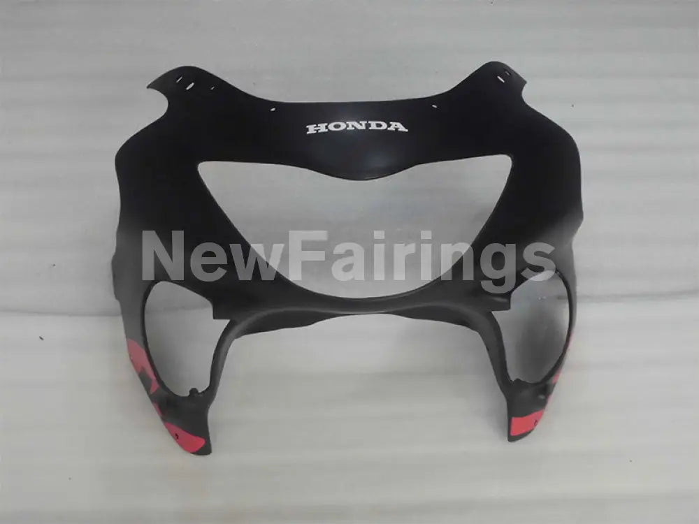 Matte Black and Red Factory Style - CBR600 F4 99-00 Fairing Kit