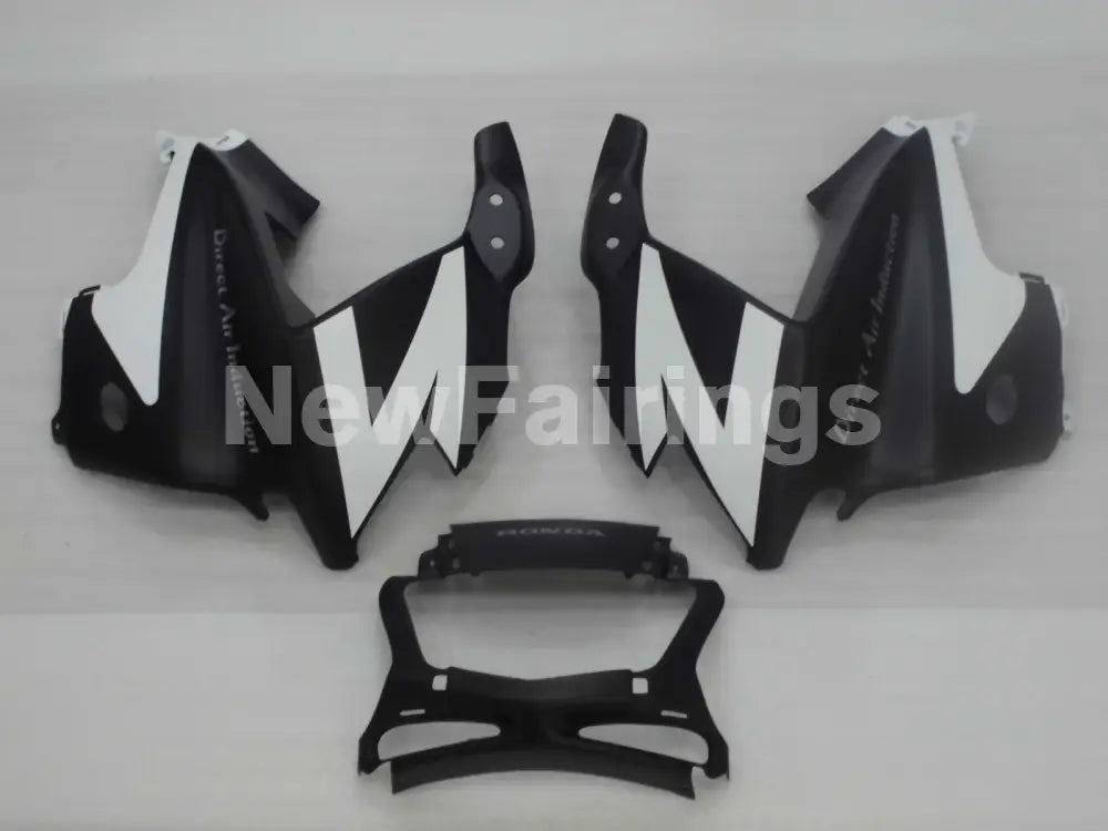 Matte Black and White Factory Style - CBR600 F3 95-96 Fairing Kit