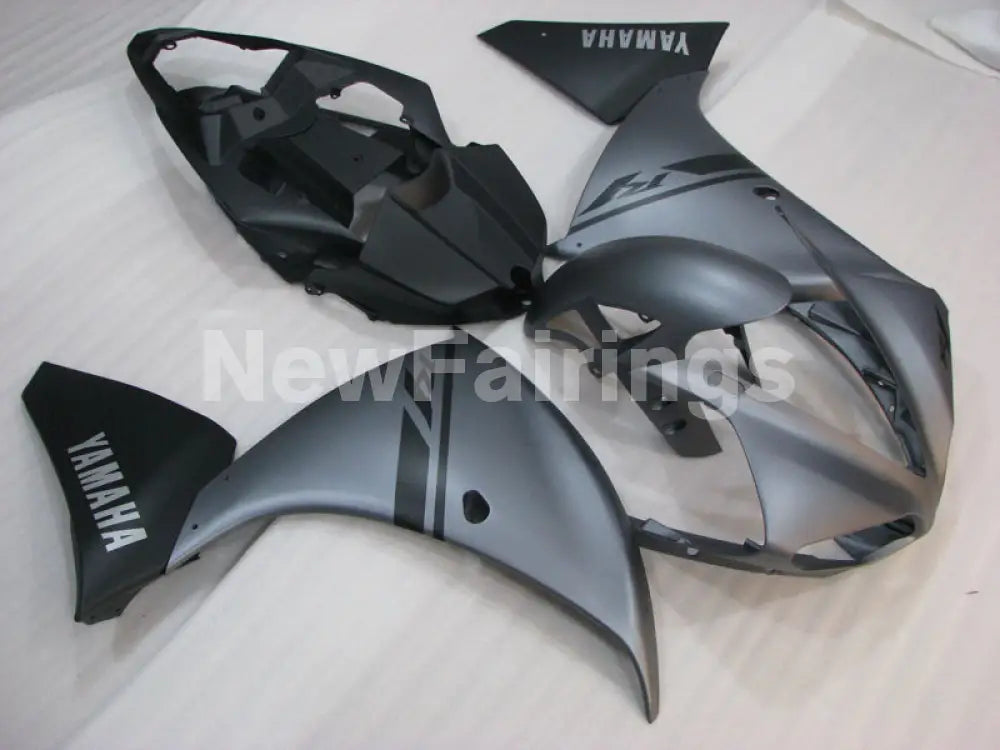 Matte Grey and Matte Black Factory Style - YZF-R1 12-14 Fairing Kit