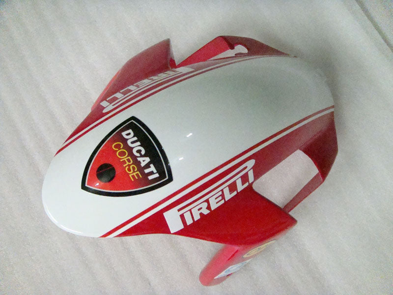 Number 21 Red and White Black Xerox - Ducati 749/999 05-06 Fairing Kit (Single Passenger Seat)