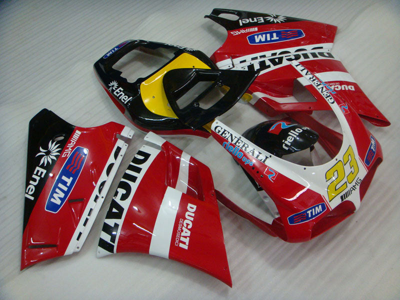 Number 23 Red and Black TIM - Ducati 748/916/996/998 96-02 Fairing Kit