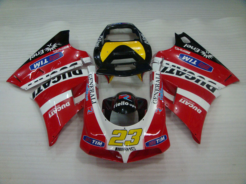 Number 23 Red and Black TIM - Ducati 748/916/996/998 96-02 Fairing Kit