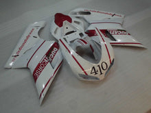 Bild in der Galerieansicht laden, Number 410 White and Red Factory Style - Ducati 848/1098/1198 07-11 Fairing Kit