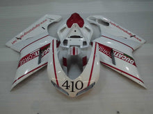 Bild in der Galerieansicht laden, Number 410 White and Red Factory Style - Ducati 848/1098/1198 07-11 Fairing Kit