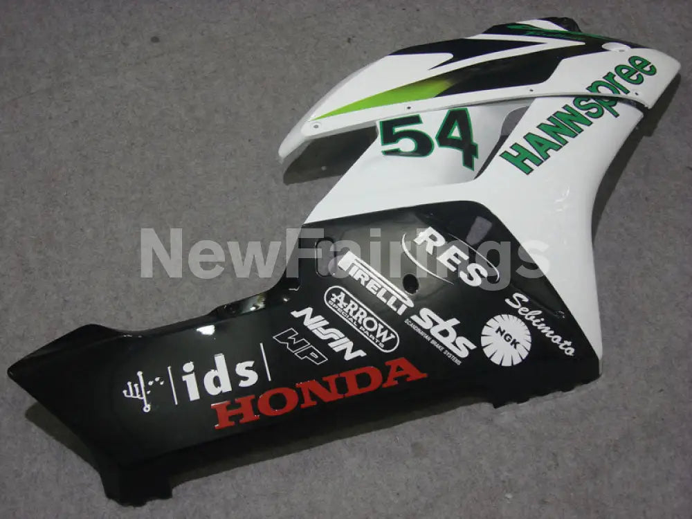 Number 54 Green and White HANN Spree - CBR1000RR 04-05 Fairing Kit