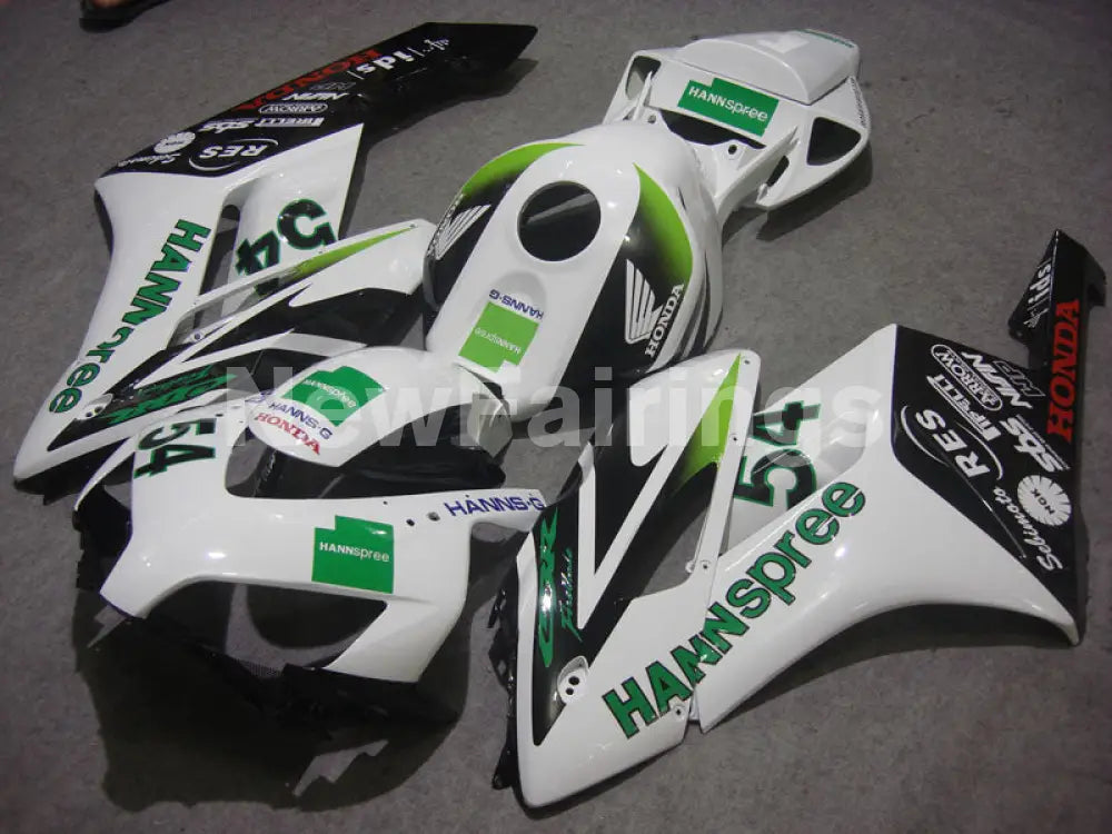 Number 54 Green and White HANN Spree - CBR1000RR 04-05 Fairing Kit