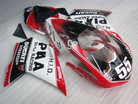 Number 55 Red and White Black MOTUL - Ducati 1198 07-11