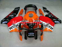 Laden Sie das Bild in den Galerie-Viewer, Orange and Black Repsol - CBR600RR 03-04 Fairing Kit -