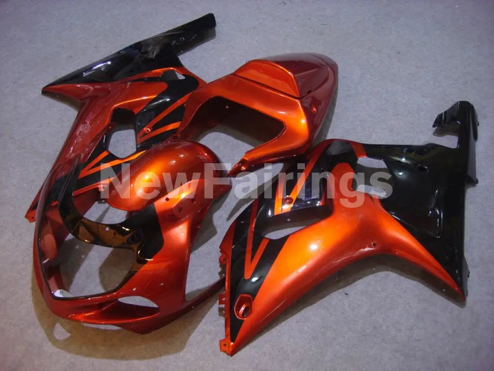 Orange and Black No decals - GSX-R600 01-03 Fairing Kit