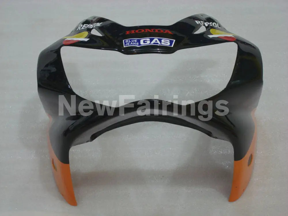 Orange and Red Black Repsol - CBR 929 RR 00-01 Fairing Kit