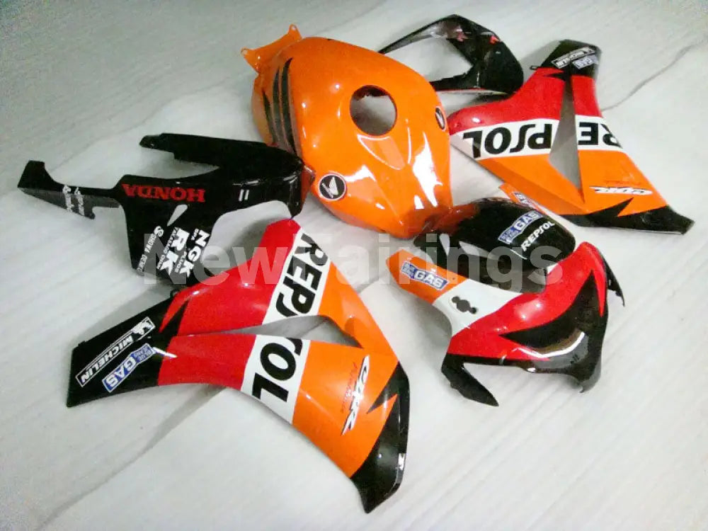 Orange and Red Black Repsol - CBR1000RR 08-11 Fairing Kit