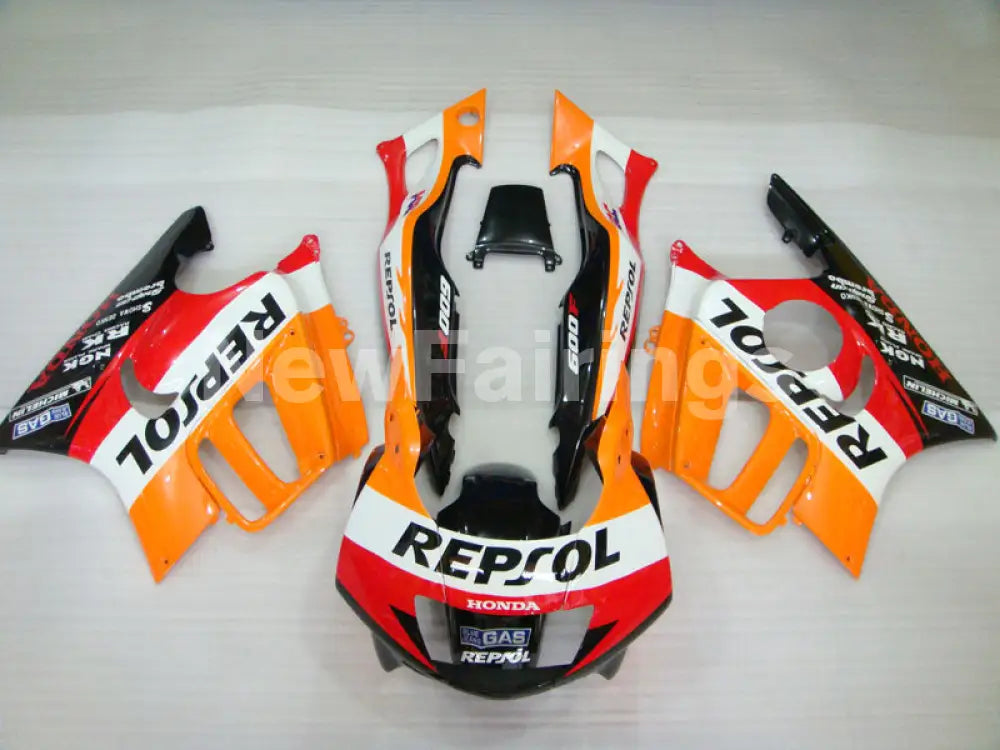 Orange and Red Black Repsol - CBR600 F3 97-98 Fairing Kit