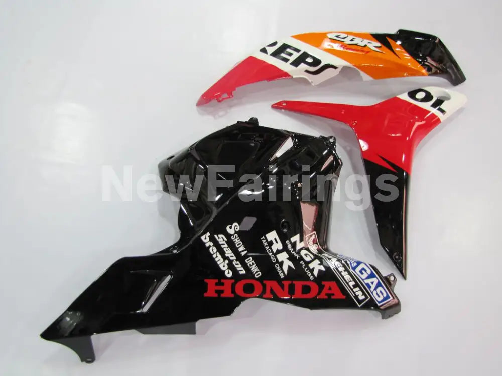 Orange and Red Black Repsol - CBR600RR 09-12 Fairing Kit