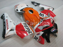 Laden Sie das Bild in den Galerie-Viewer, Orange Red and White Repsol - CBR600RR 05-06 Fairing Kit