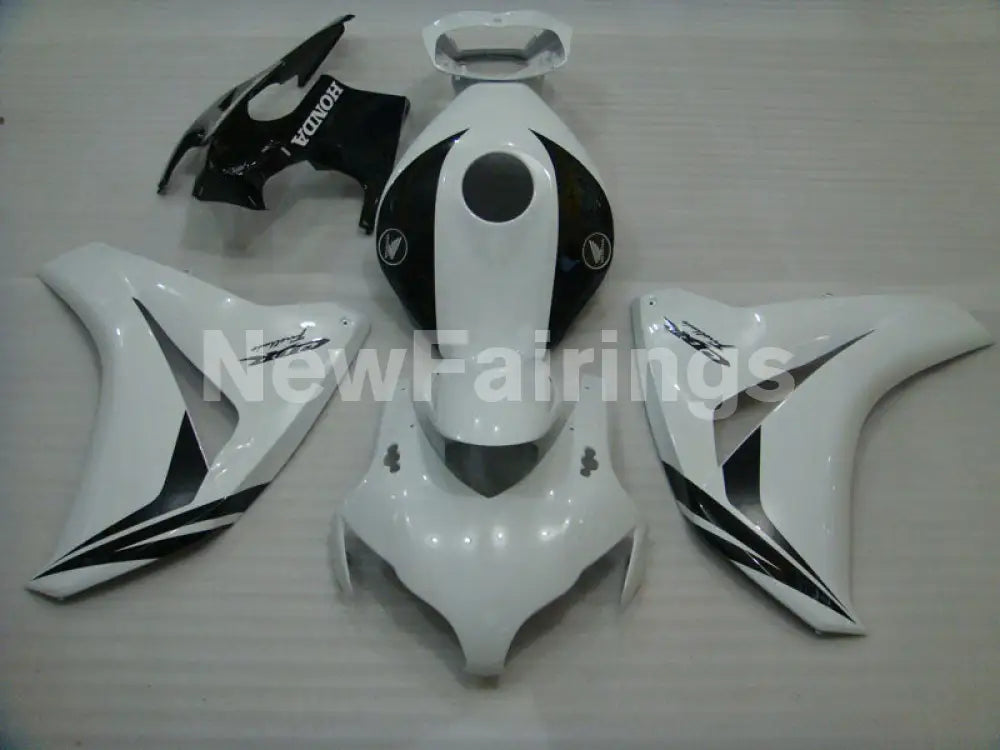Pearl White and Black Factory Style - CBR1000RR 08-11 Fairing Kit
