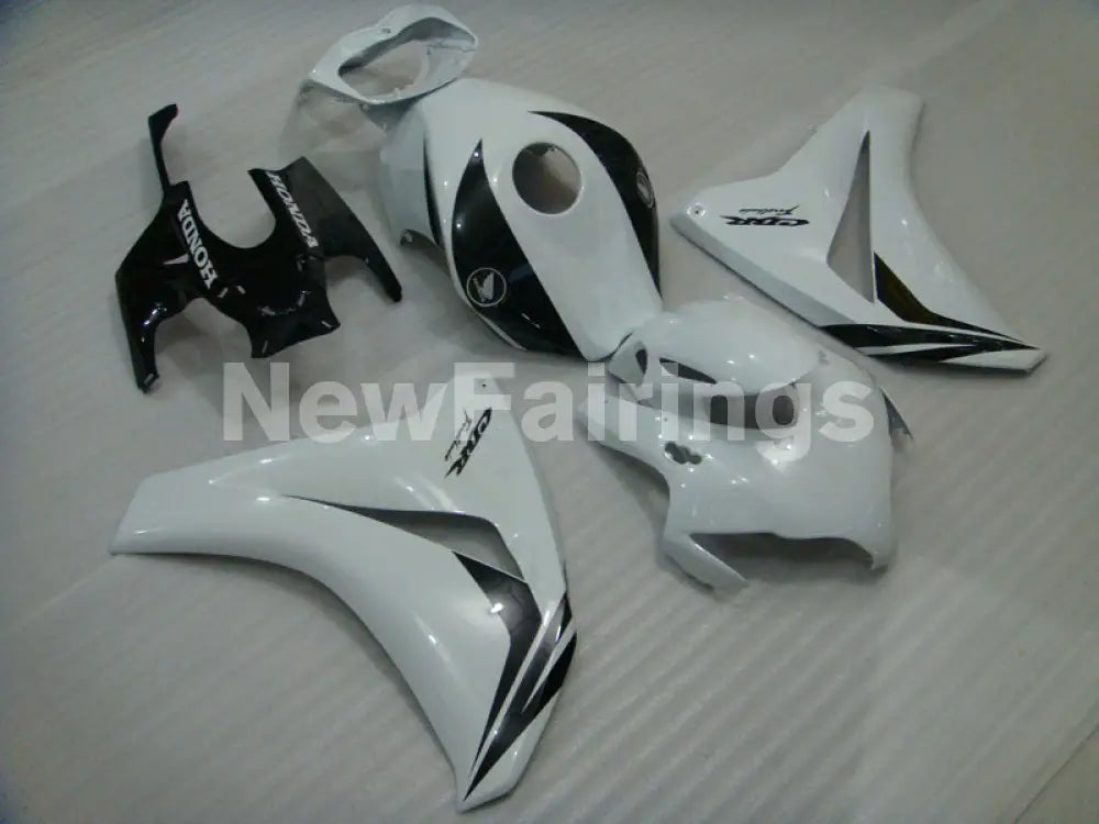 Pearl White and Black Factory Style - CBR1000RR 08-11 Fairing Kit