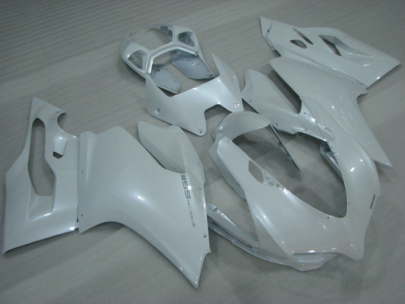 Pearl White Factory Style - Ducati 1199 Panigale 12-14 Fairing Kit