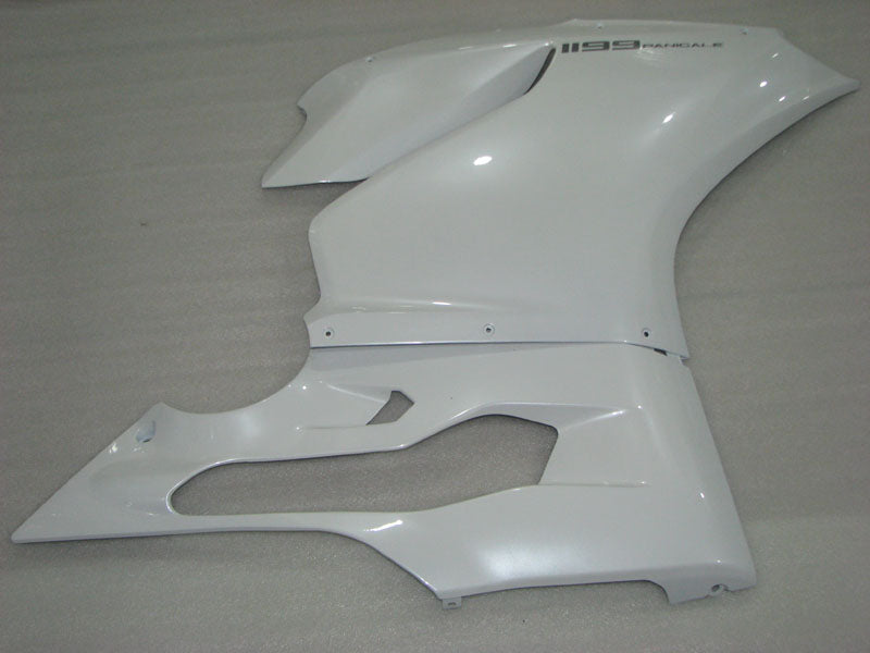 Pearl White Factory Style - Ducati 1199 Panigale 12-14 Fairing Kit
