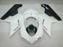Bild in der Galerieansicht laden, Pearl White and Matte Black Factory Style - Ducati 848 07-11 Fairing Kit