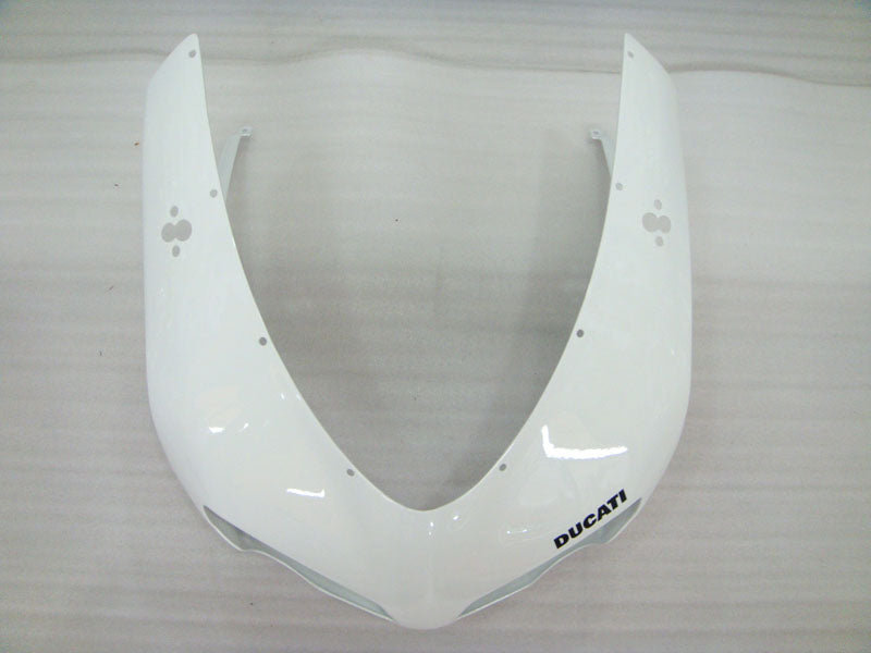 Pearl White and Matte Black Factory Style - Ducati 848 07-11 Fairing Kit
