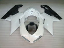 Bild in der Galerieansicht laden, Pearl White and Matte Black Factory Style - Ducati 848/1098/1198 07-11 Fairing Kit