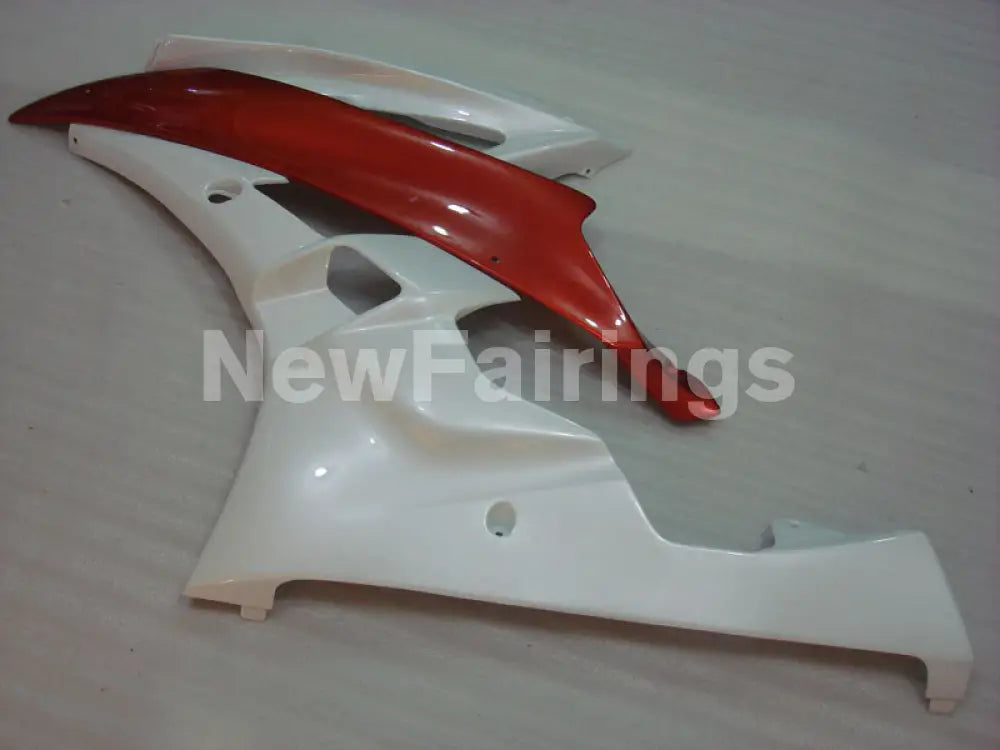 Pearl White and Orange No decals - YZF-R6 06-07 Fairing Kit Vehicles & Parts > Vehicle Parts & Accessories > Motor