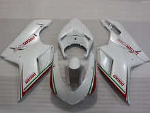 Bild in der Galerieansicht laden, Pearl White and Red Factory Style - Ducati 848/1098/1198 07-11 Fairing Kit
