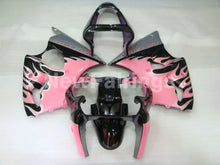 Laden Sie das Bild in den Galerie-Viewer, Pink and Black Flame NINJA ZX 6R 00 02 Fairing Kit Vehicles