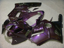 Laden Sie das Bild in den Galerie-Viewer, Purple and Black Flame - NINJA ZX-12R 02-04 Fairing Kit