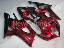Laden Sie das Bild in den Galerie-Viewer, Red and Black Flame - GSX - R1000 03 - 04 Fairing Kit