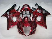Laden Sie das Bild in den Galerie-Viewer, Red and Black Flame - GSX - R1000 03 - 04 Fairing Kit