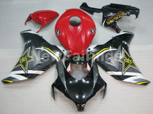Laden Sie das Bild in den Galerie-Viewer, Red and Black ROCKSTAR - CBR1000RR 08-11 Fairing Kit -