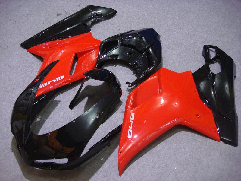 Red Black Factory Style - Ducati 848 07-11 Fairing Kit