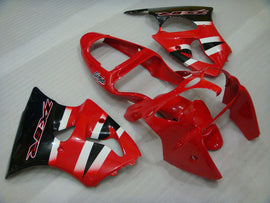 Red and Black Factory Style - NINJA ZX-6R 00-02 Fairing Kit