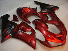 Laden Sie das Bild in den Galerie-Viewer, Red and Black Flame - NINJA ZX-6R 05-06 Fairing Kit
