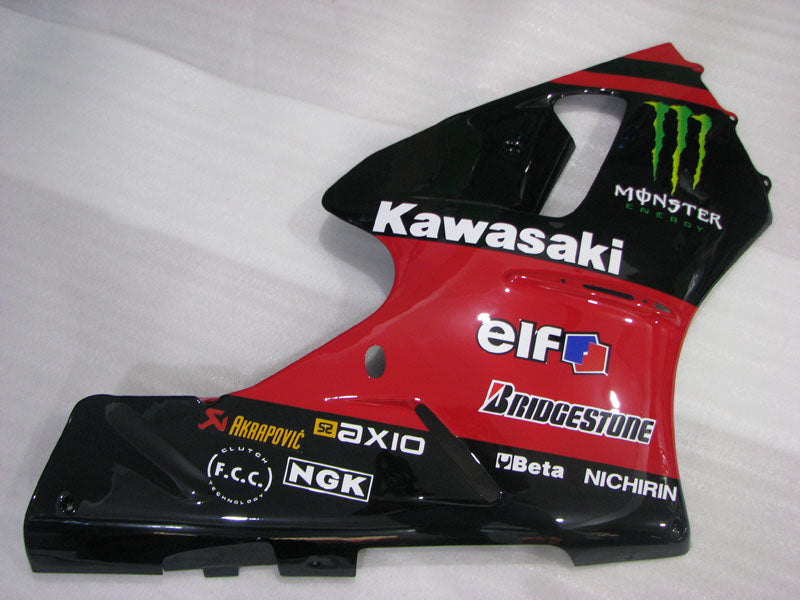 Red and Black Monster - NINJA ZX-12R 00-01 Fairing Kit