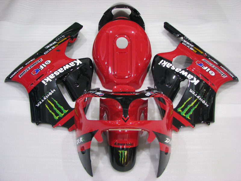 Red and Black Monster - NINJA ZX-12R 00-01 Fairing Kit