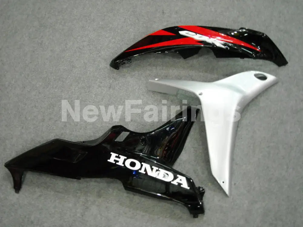 Red Black and Silver Factory Style - CBR600RR 07-08 Fairing Kit