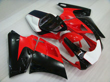 Bild in der Galerieansicht laden, Red and Black White No decals - Ducati 748/916/996/998 96-02 Fairing Kit (Single Passenger Seat)