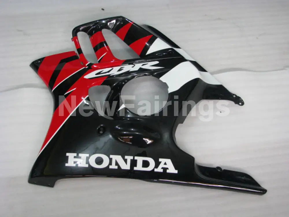 Red and Black White Factory Style - CBR600 F3 97-98 Fairing Kit