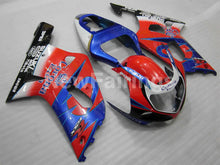 Laden Sie das Bild in den Galerie-Viewer, Red and Blue Corona - GSX-R600 01-03 Fairing Kit