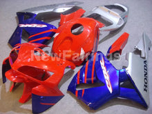 Laden Sie das Bild in den Galerie-Viewer, Red Blue and Silver Factory Style - CBR600RR 05-06 Fairing Kit