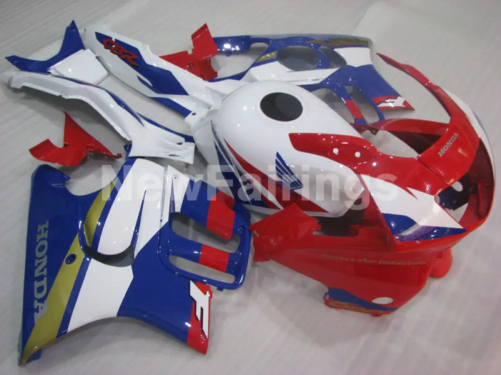 Red and Blue White Factory Style - CBR600 F3 97-98 Fairing Kit