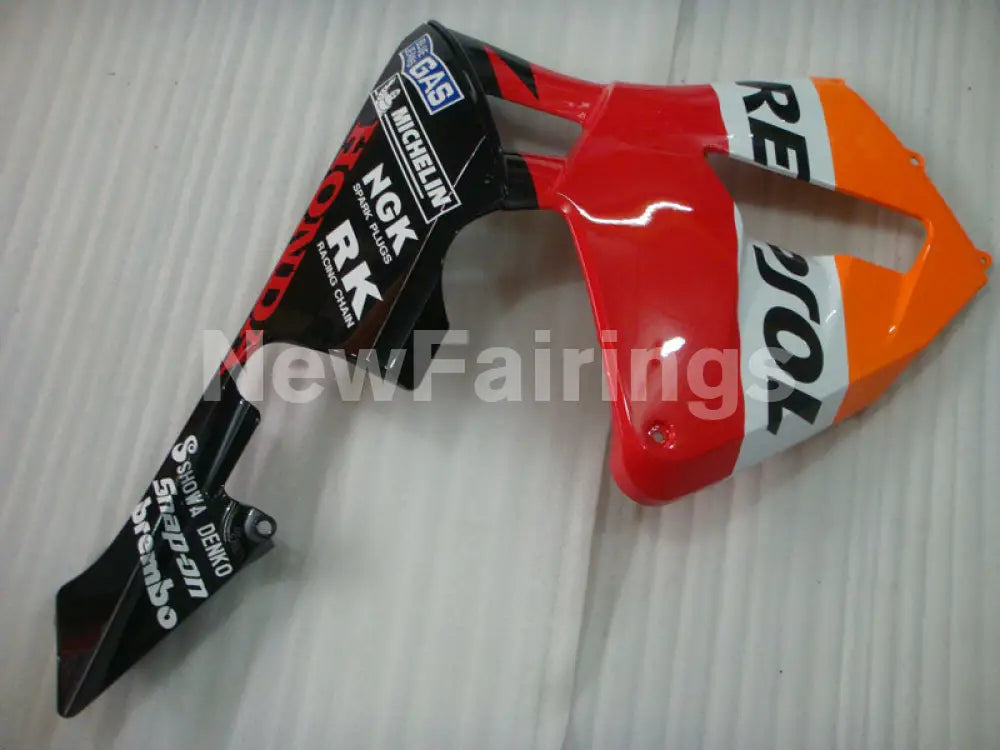 Red Orange and Black Repsol - CBR600RR 05-06 Fairing Kit